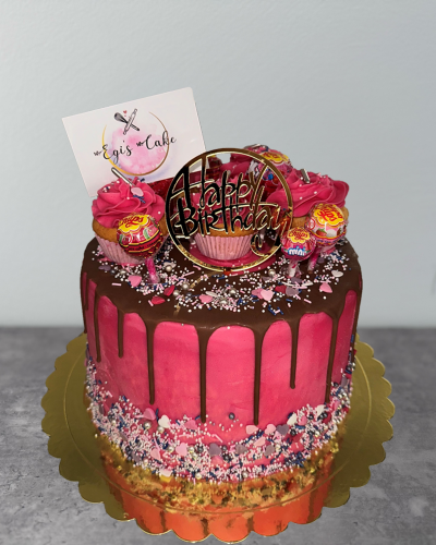 Geburtstagstorte Pink