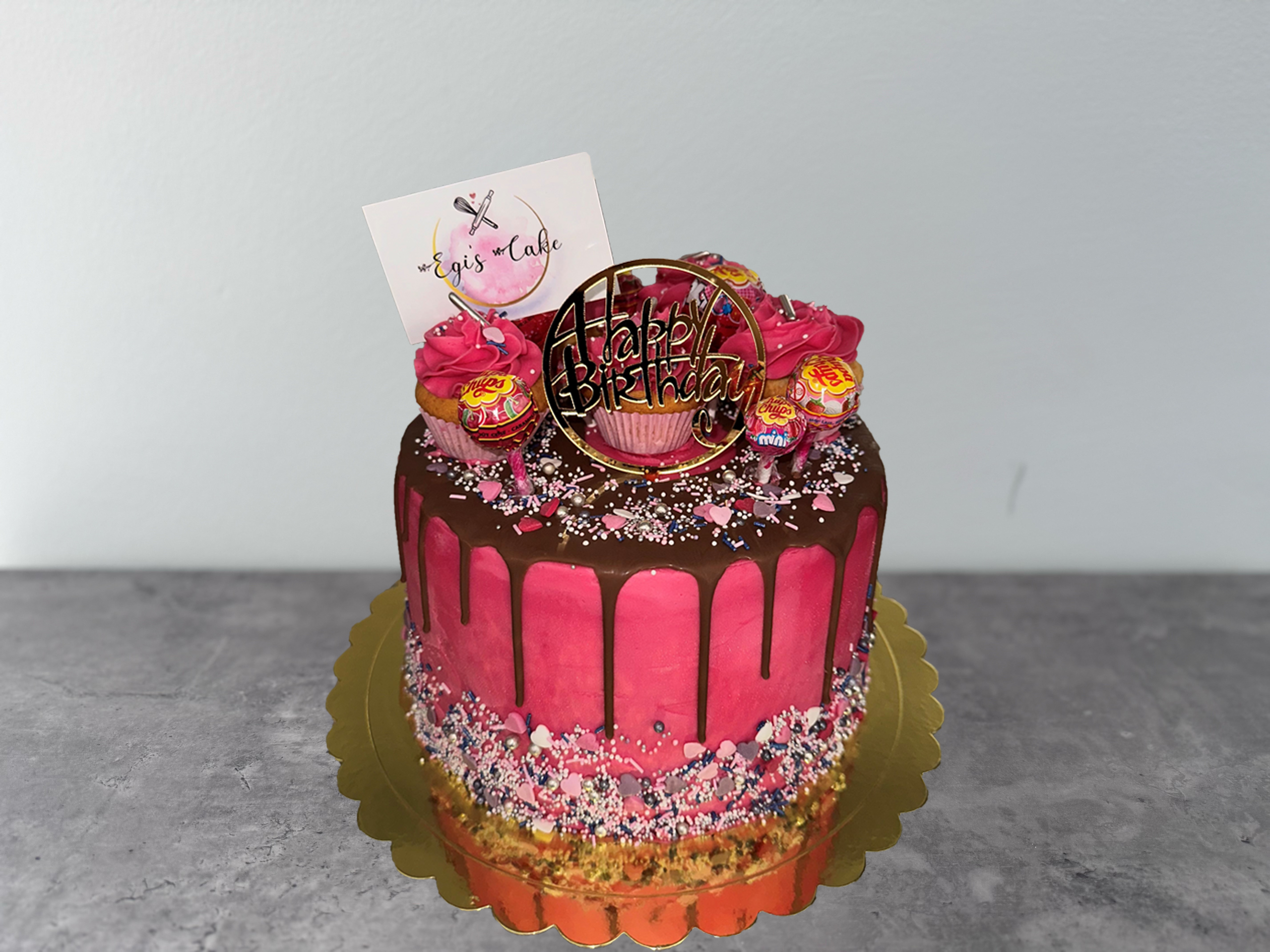 Geburtstagstorte Pink